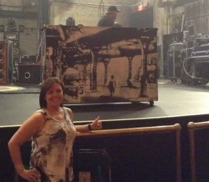 Me in front of the City Scape Piano Ray painted