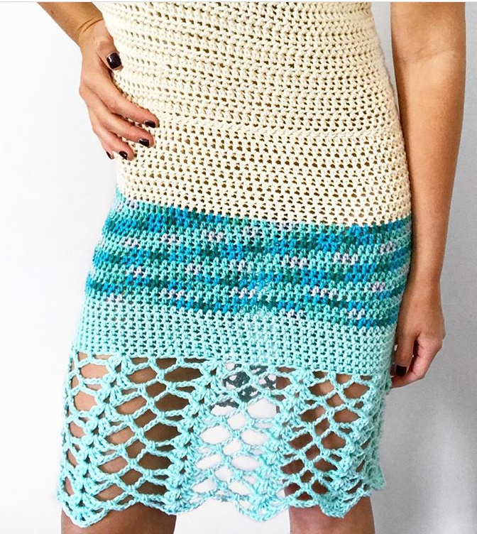 Laguna Crochet Beach Dress