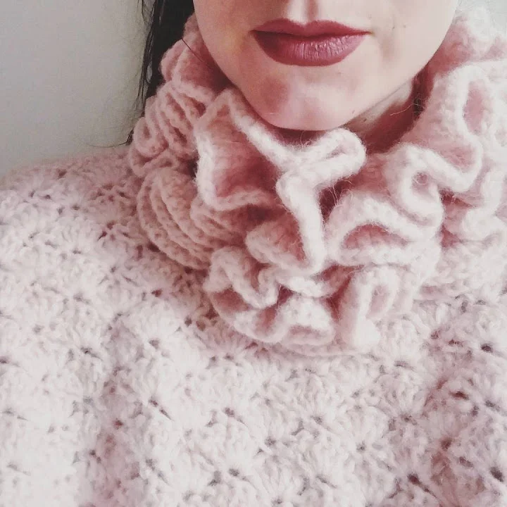 Mary Shelley Crochet Sweater Pattern by The Queen Stitch