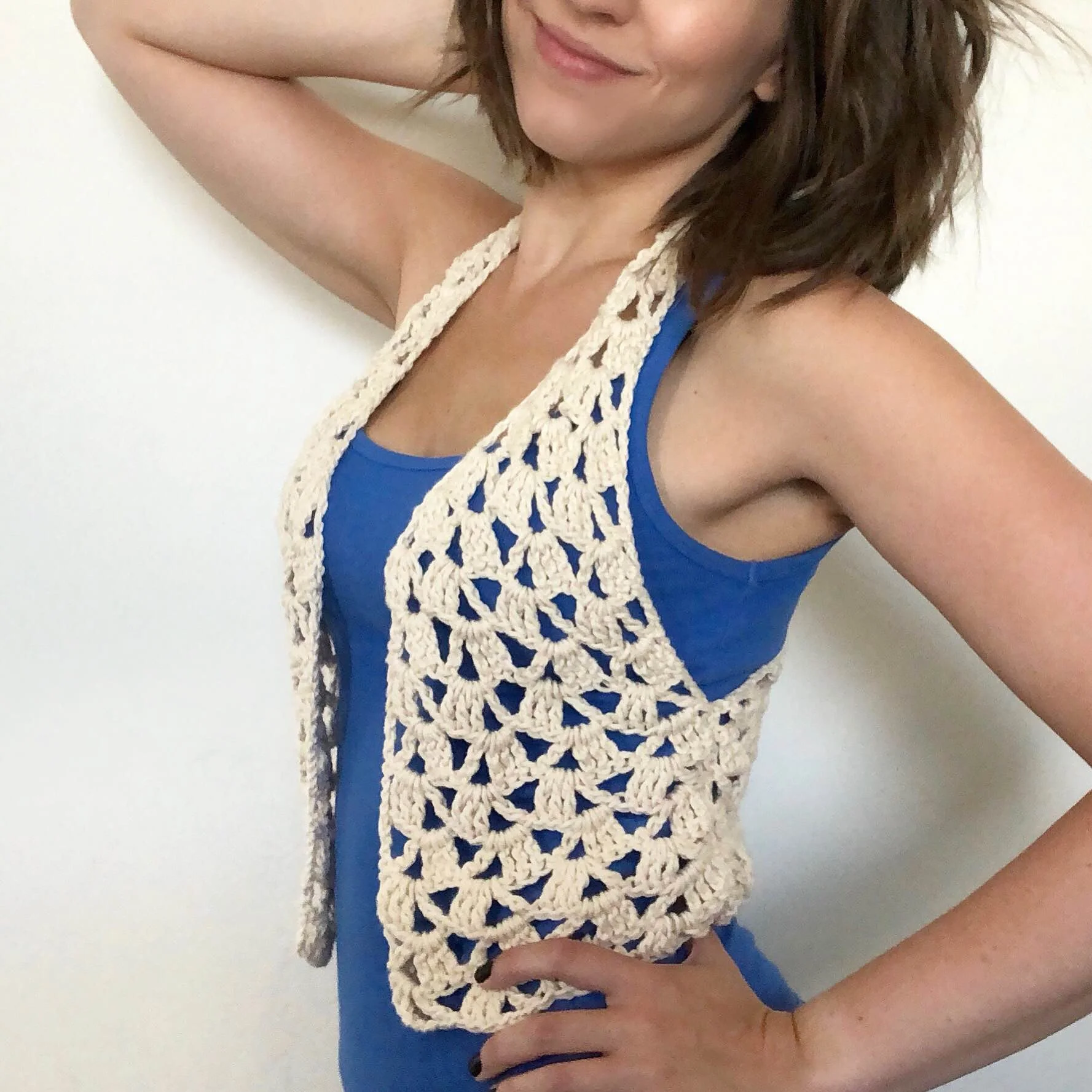 Let's Be Vesties BoHo Crochet Vest Pattern
