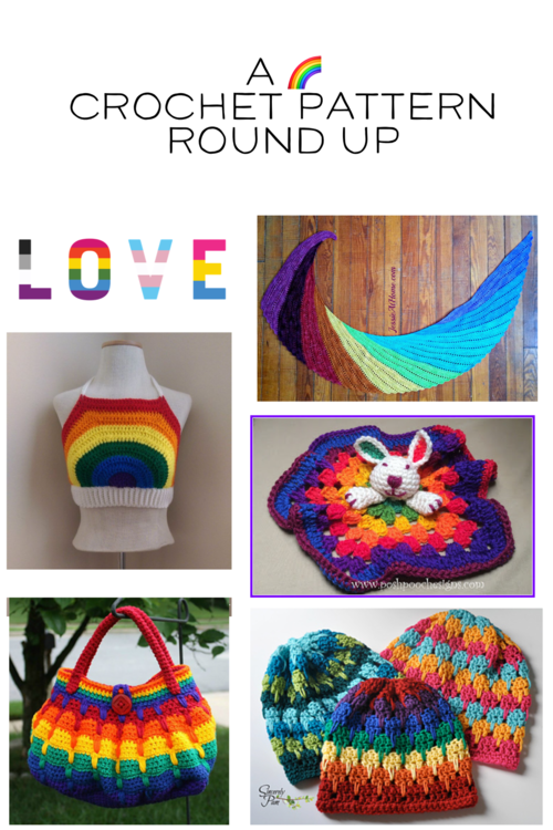Crochet Rainbows - Free Crochet Pattern Round Up - The Purple Poncho