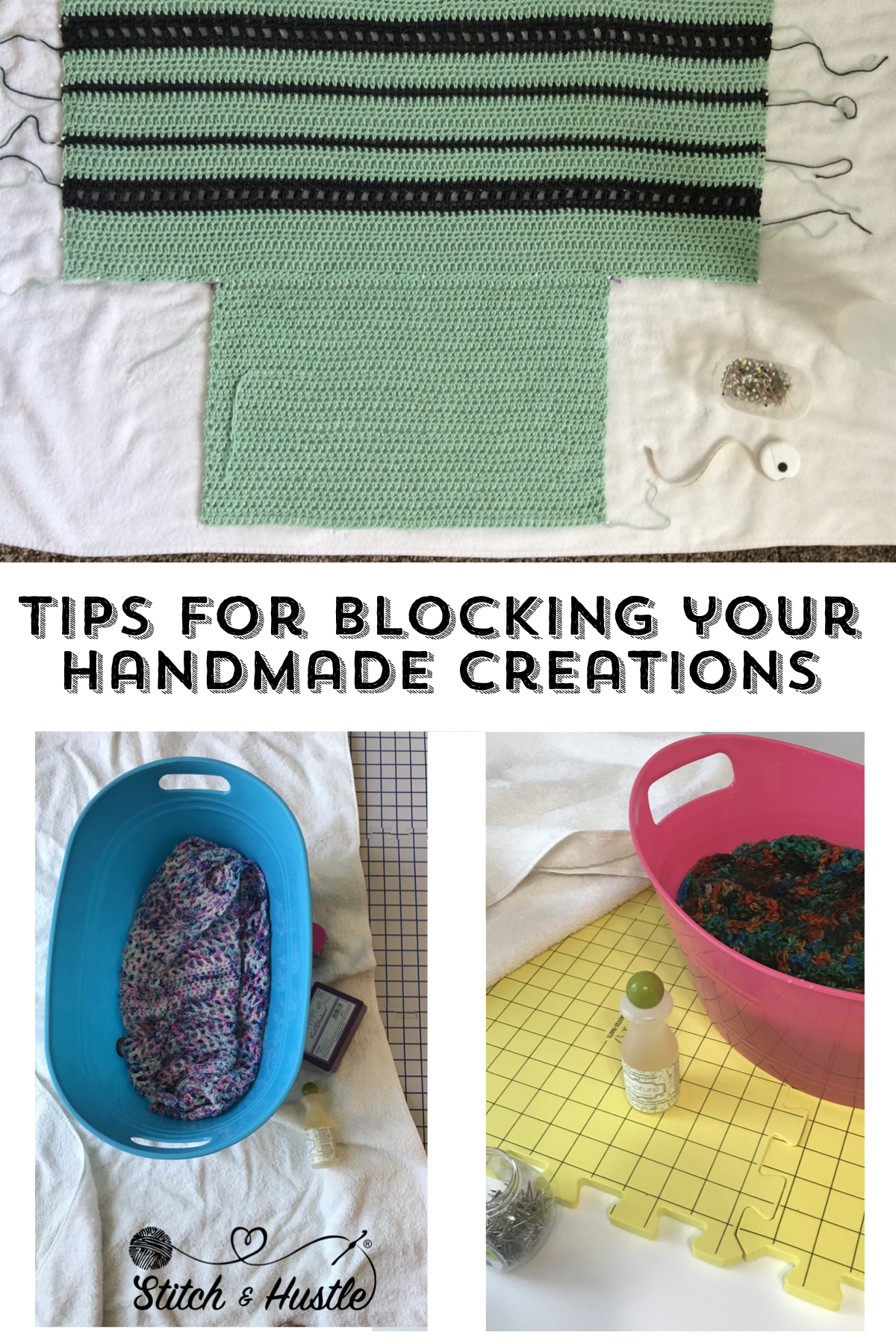 Blocking Your Knits and Crochet Too - The Knitting Shed