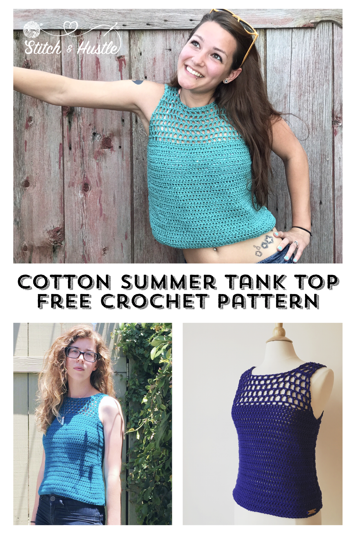 Catalina Crochet Tank Top Free Pattern 