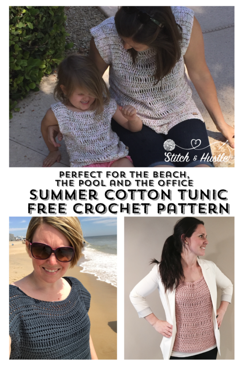 Manchester Cotton Tunic Free Crochet Pattern — Stitch & Hustle
