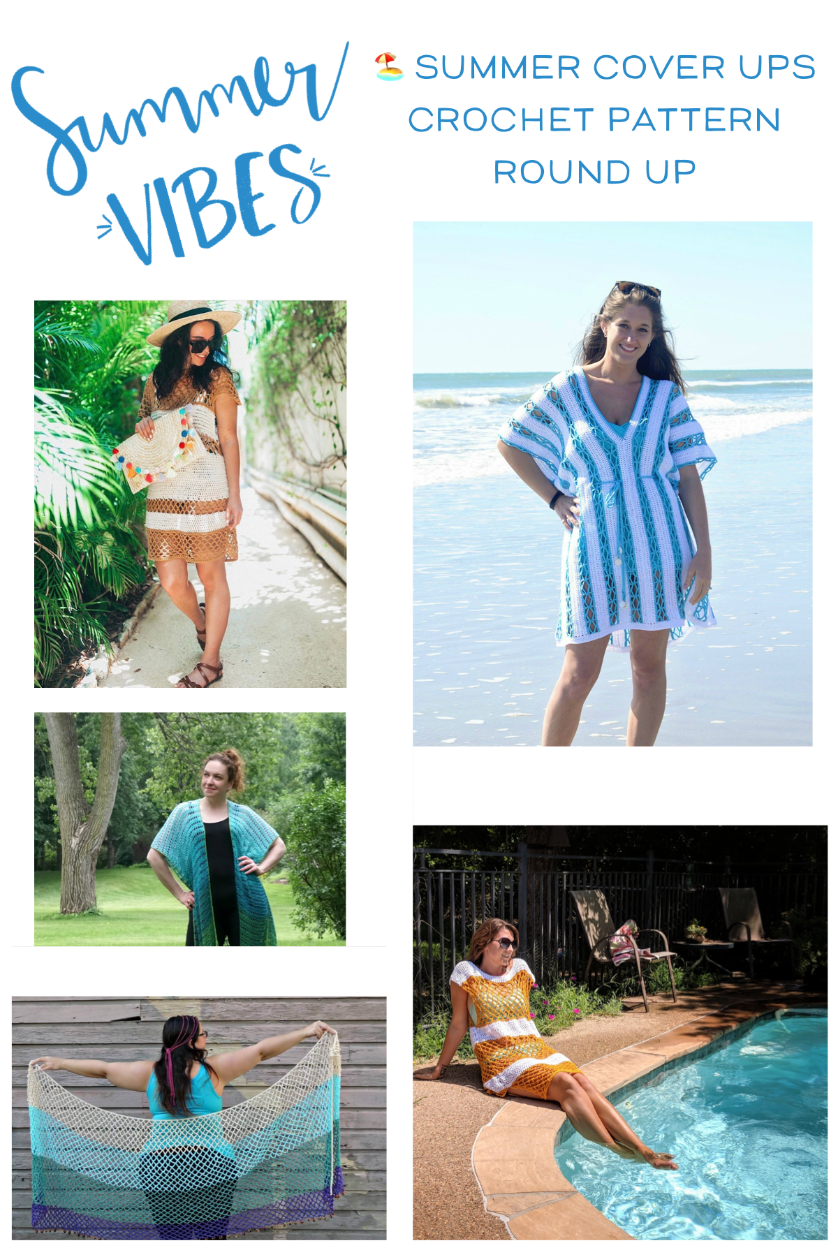 Beachy Cover Ups Free Crochet Pattern Round Up