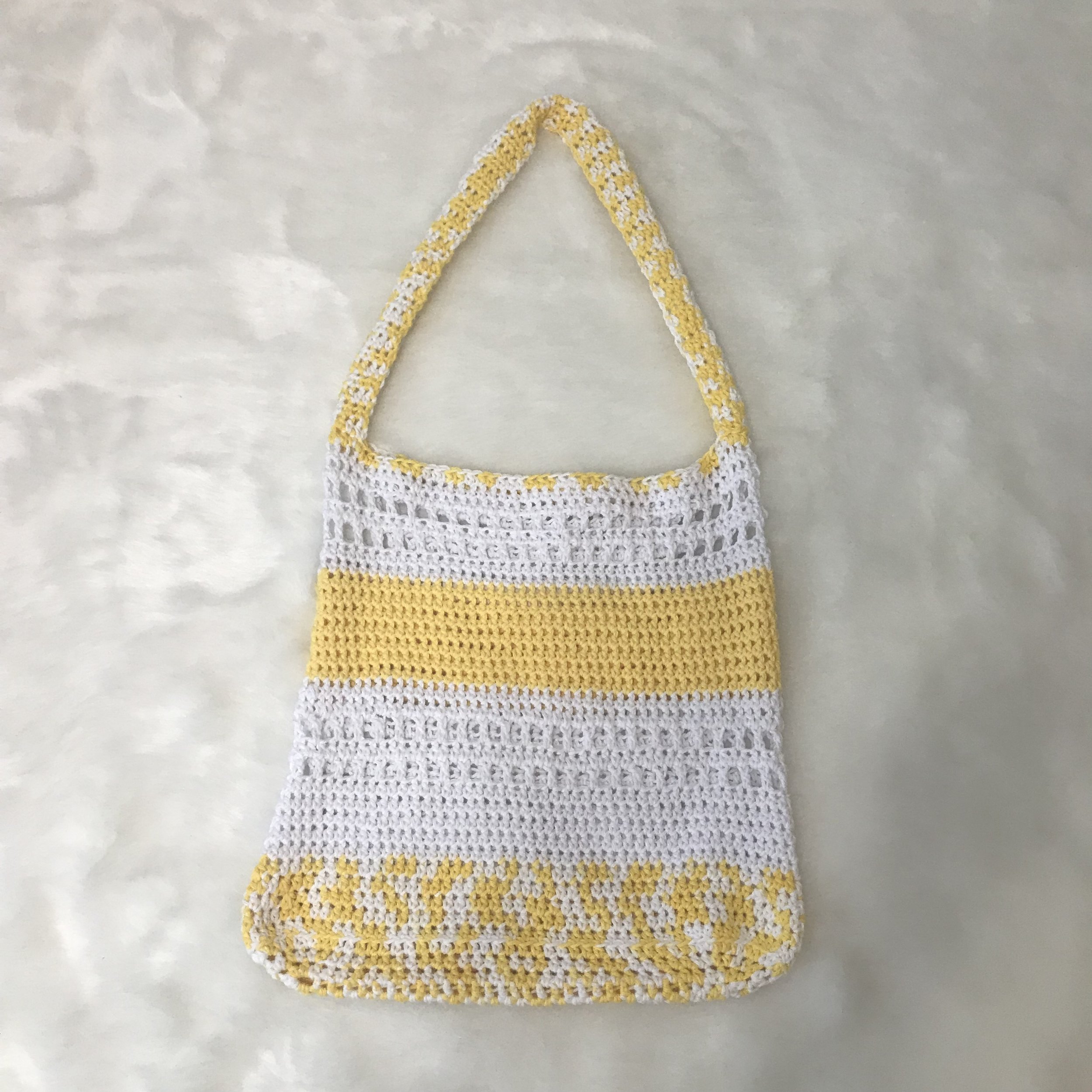 Market Tote Bag Crochet Pattern — Stitch & Hustle