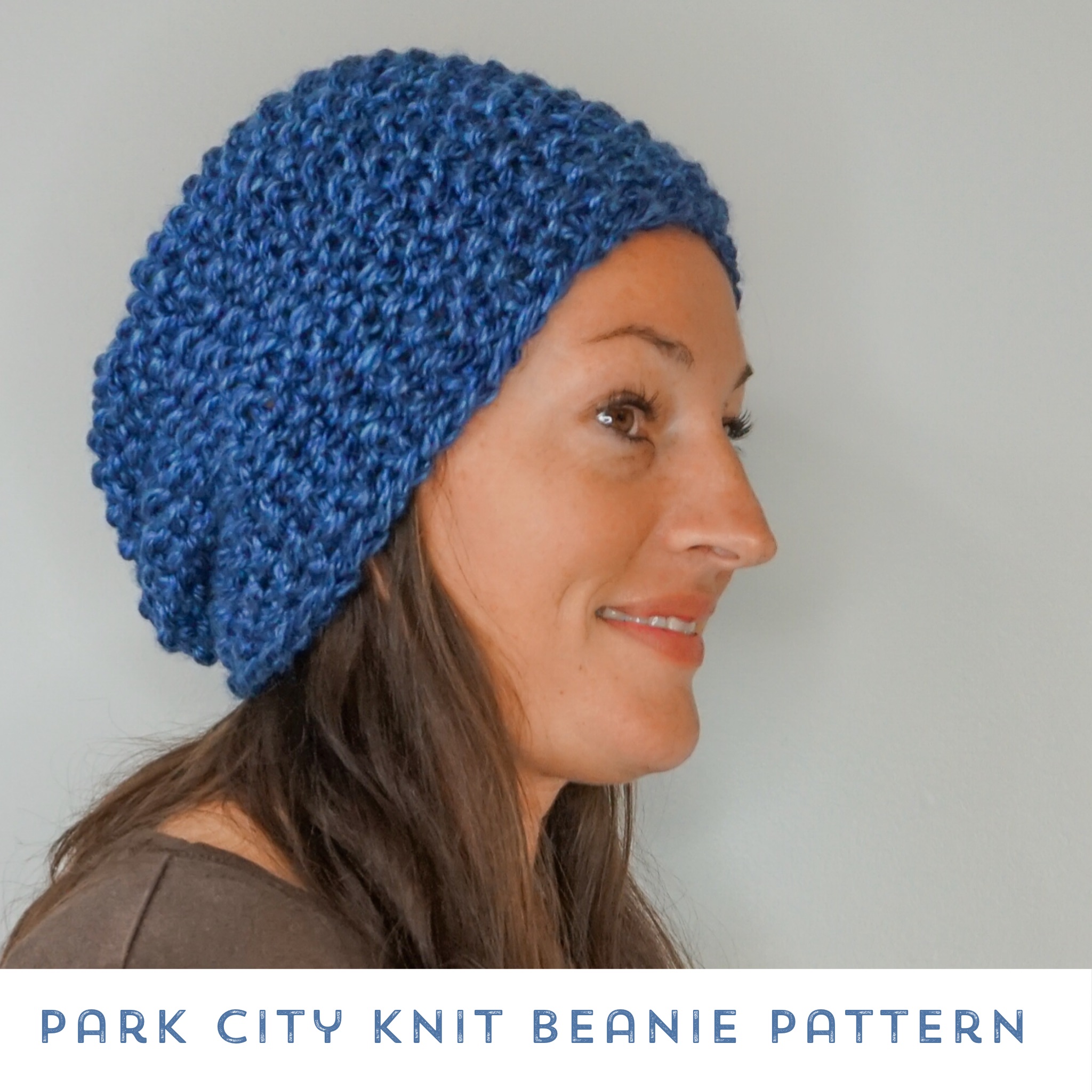 Park City Knit Beanie Free Knitting Pattern Stitch Hustle