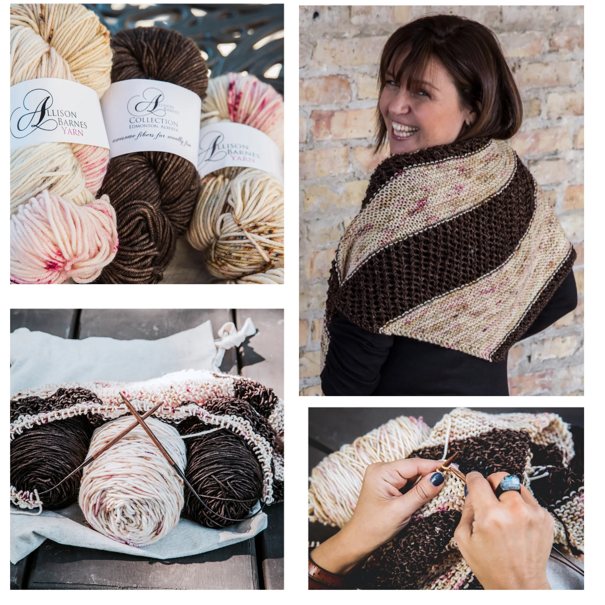 Allison's Pajamas &  A Free Shawl Patttern