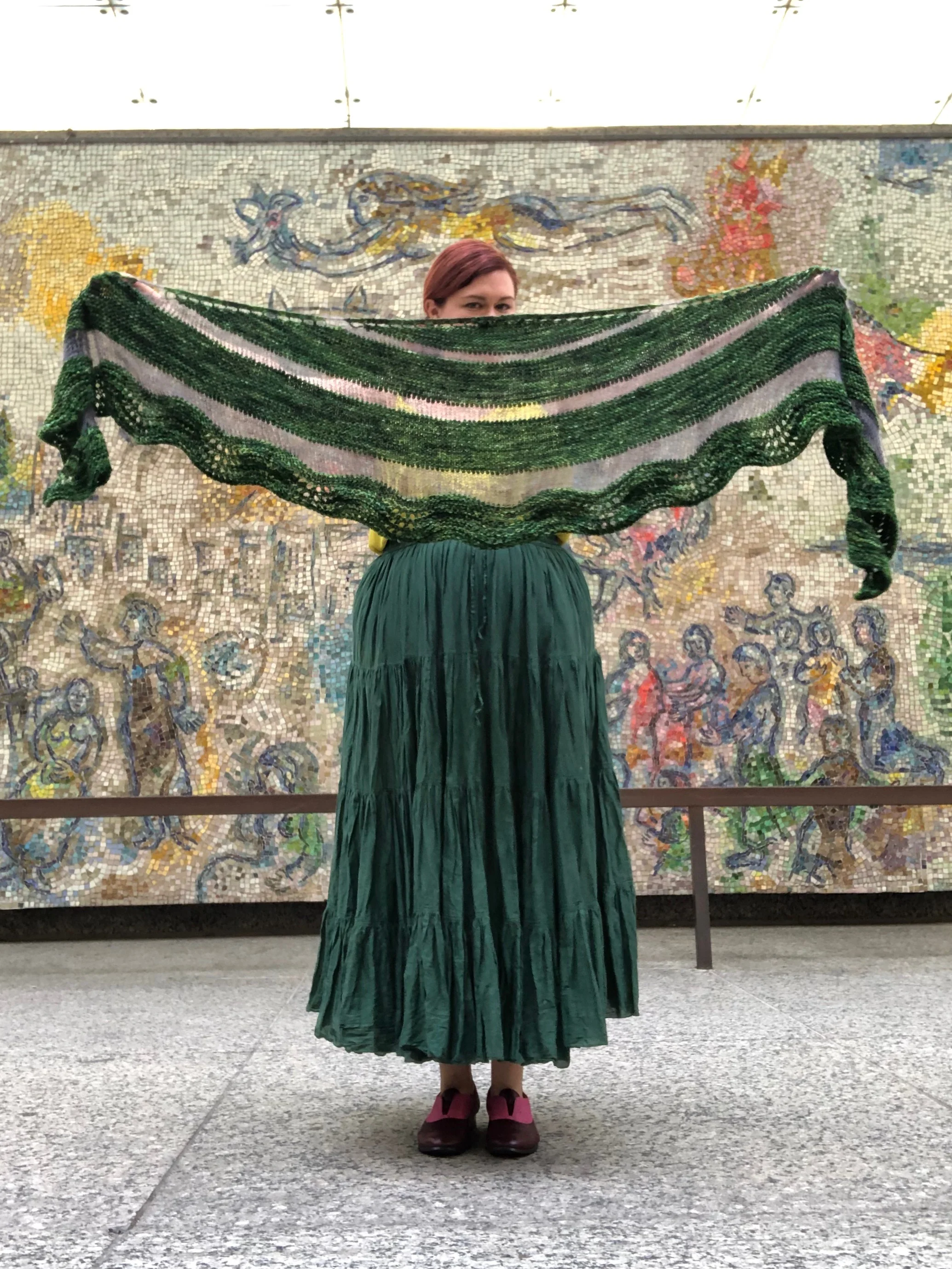 Dragon Kounty Knit Shawl Pattern