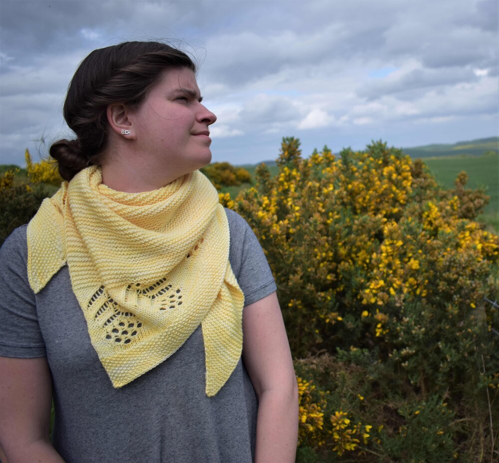 Sunflower shawl