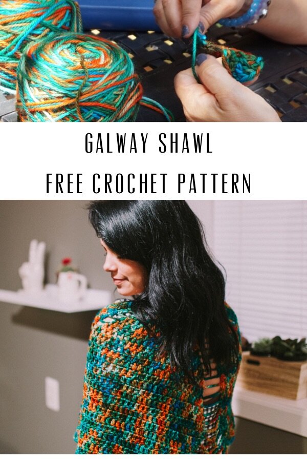 Galway Shawl Free Crochet Pattern With Hedgehog Fibers — Stitch & Hustle