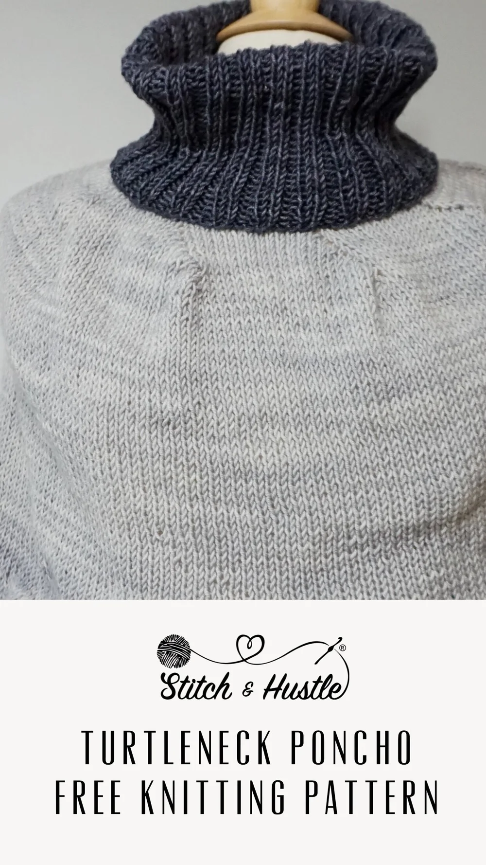 Crochet Sweater PATTERN Plus Sizes Women Pullover PDF Oversized Jumper Charts Poncho Cowl Collar Polar Star Small to 2X
