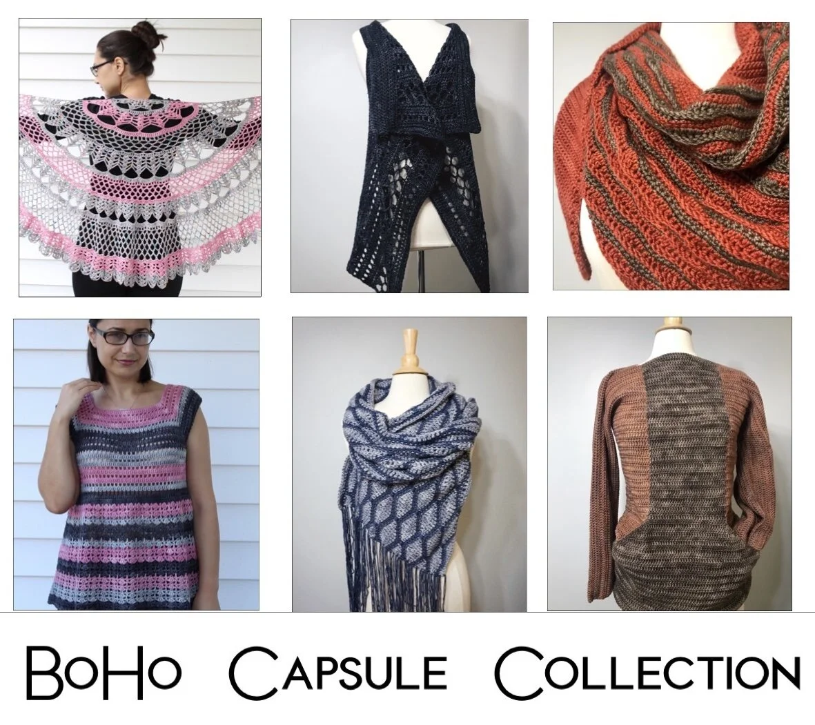 A Capsule of 6 Boho Style Crochet Patterns