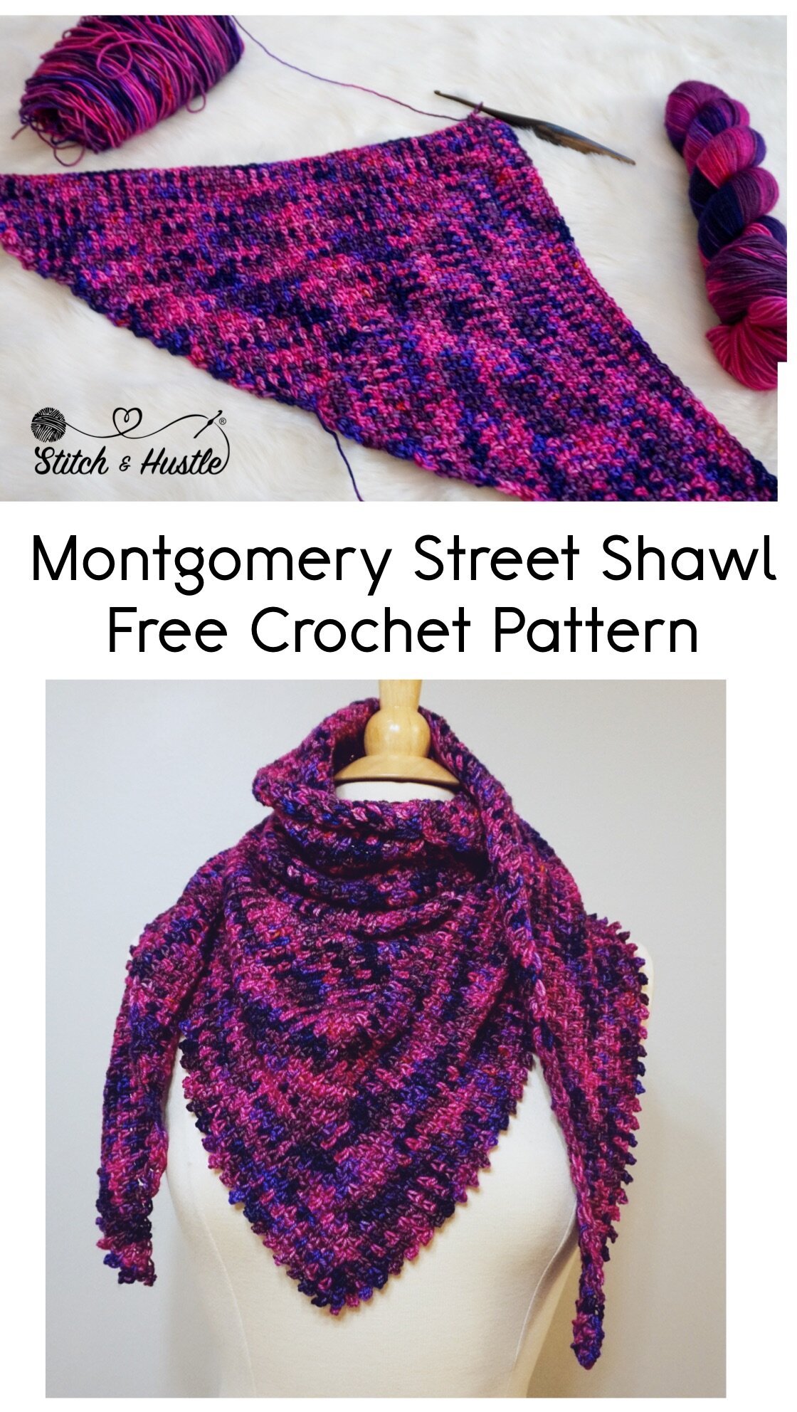 The Montgomery Street Crochet Shawl Free Pattern - Make It Your Way And ...