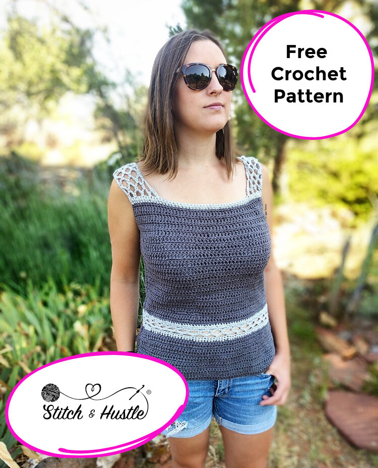 Mallory Tank Top Free Crochet Pattern — Stitch & Hustle