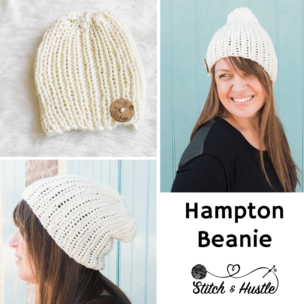 The Hampton Classic Beanie Free Knitting Pattern - Friending with Marly ...