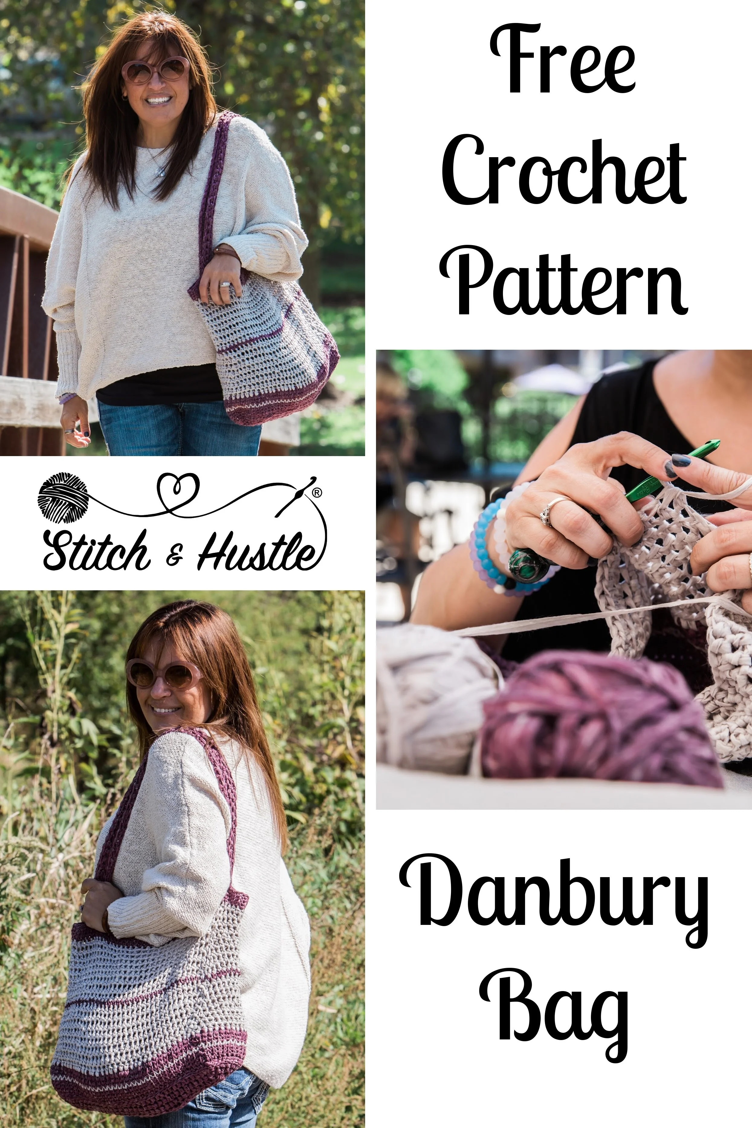 Danbury Tote Bag Free Beginner Crochet Pattern — Stitch & Hustle