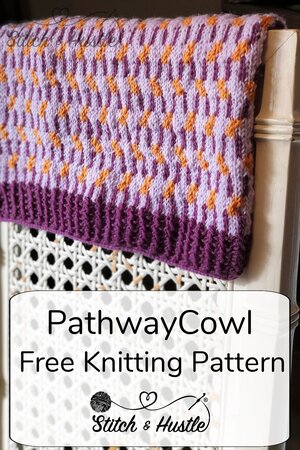 Pathway Cowl Free Colorwork Knitting Pattern — Stitch & Hustle