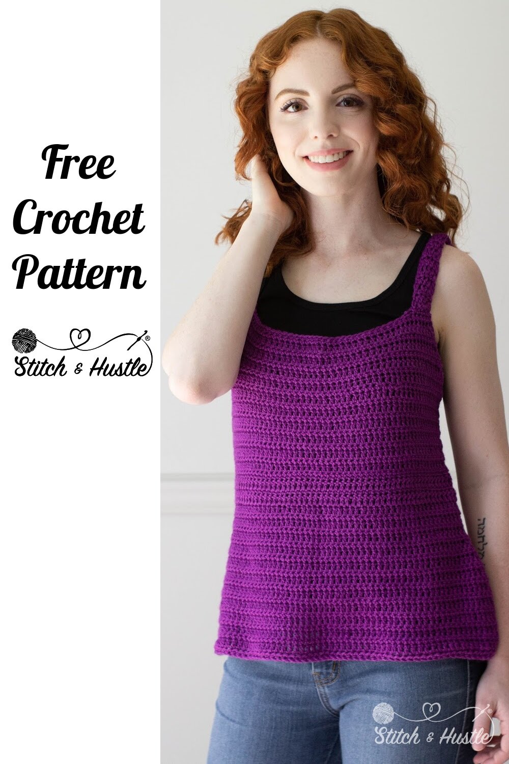 Lakefront Peplum Top Free Crochet Pattern — Stitch & Hustle