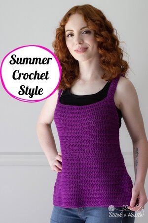 Lakefront Peplum Top Free Crochet Pattern — Stitch & Hustle