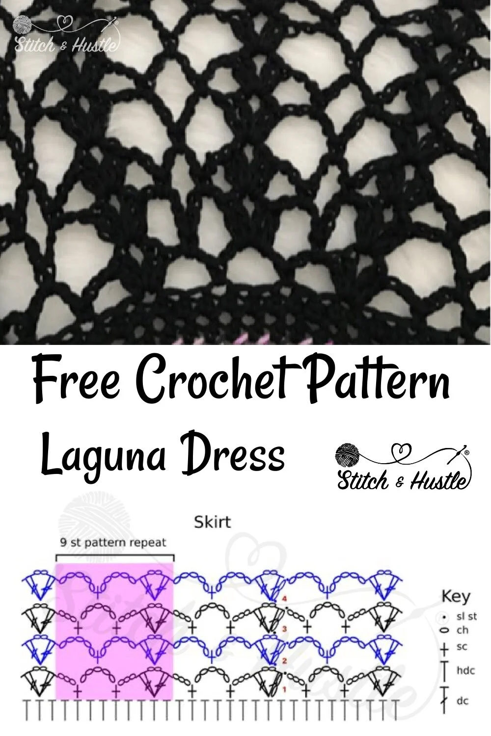 The Laguna Crochet Dress Free Crochet Pattern — Stitch & Hustle the-laguna-crochet-dress-free-crochet-pattern-stitch-hustle
