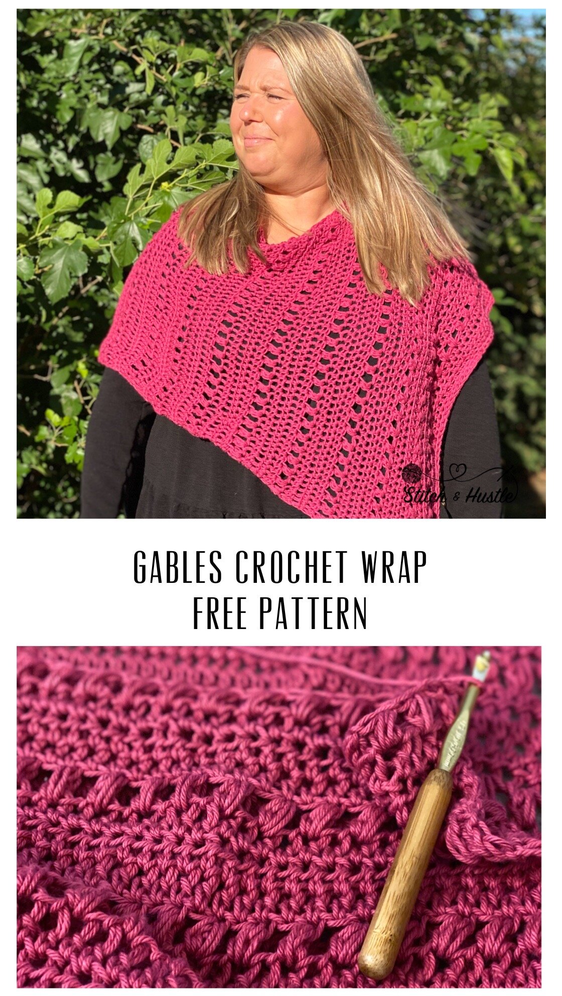 Gables Wrap Free Crochet Pattern — Stitch & Hustle