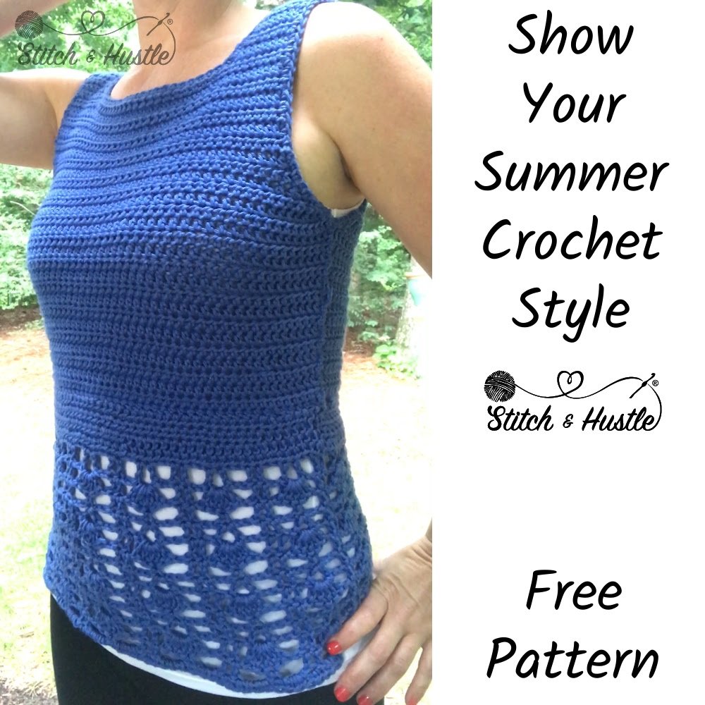 Riviera Tee Free Crochet Pattern — Stitch & Hustle