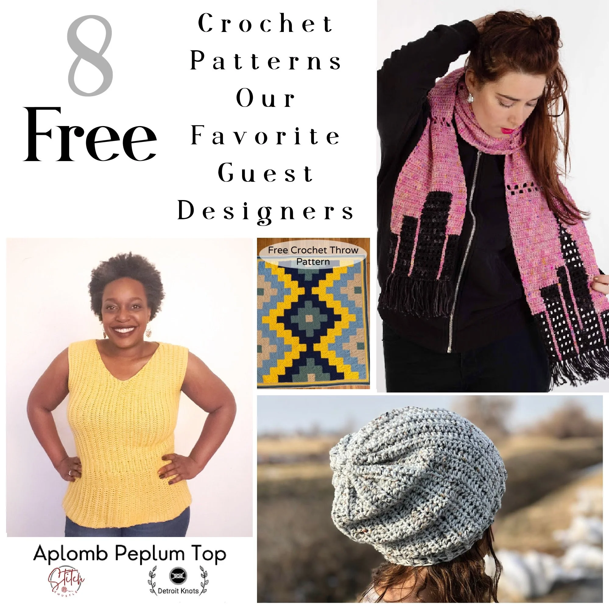 Our Favorite Guest Designers 8 Free Crochet Patterns