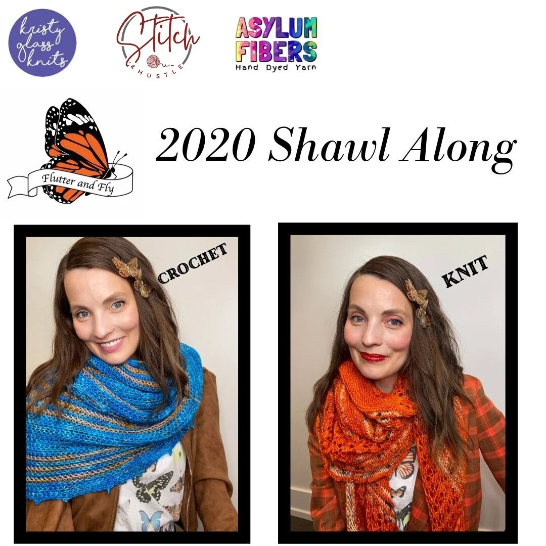 Flutter & Fly Shawl Along Shawl Designs Revealed