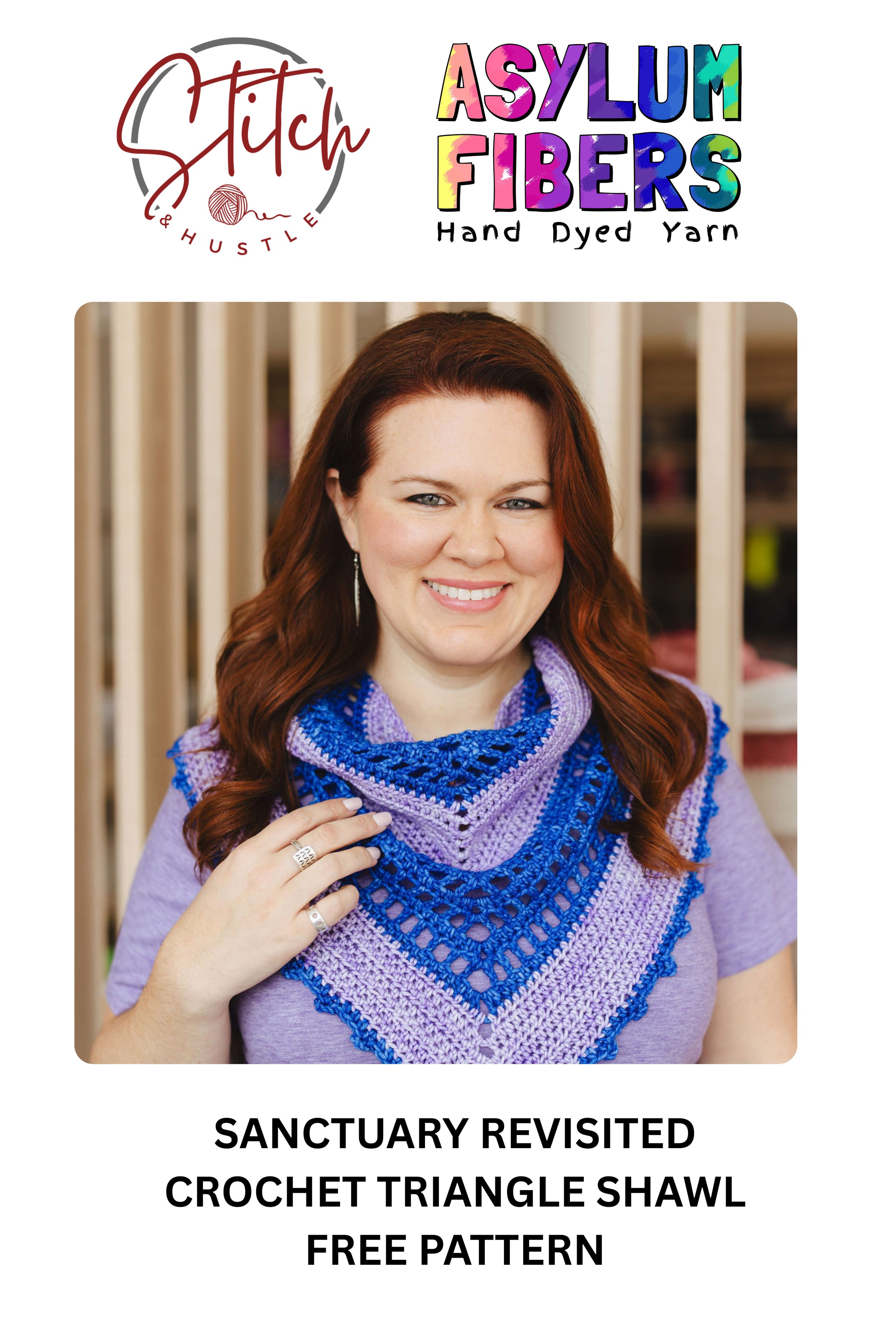 Sanctuary Revisited Crochet Triangle Shawl Free Pattern