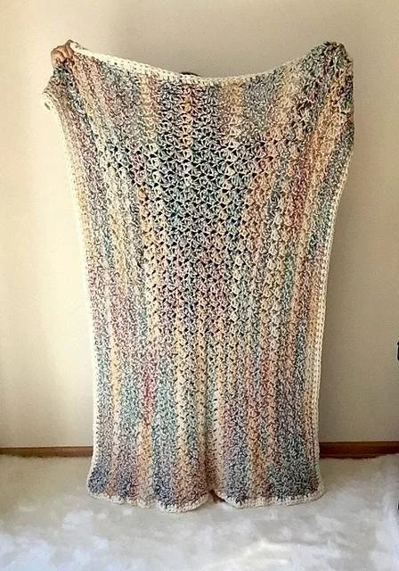 Chunky Throw Blanket Crochet Pattern for Bulky Yarn, Easy Beginner Crochet Home Decor Pattern