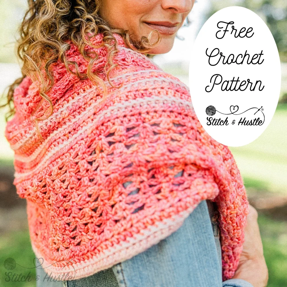 Modified Butterfly Shawl - Free Crochet Pattern — Stitch &amp; Hustle
