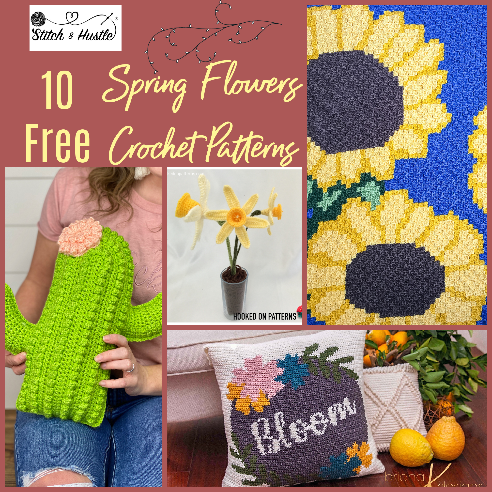 Embellish A Bloom Crochet Flower Kit