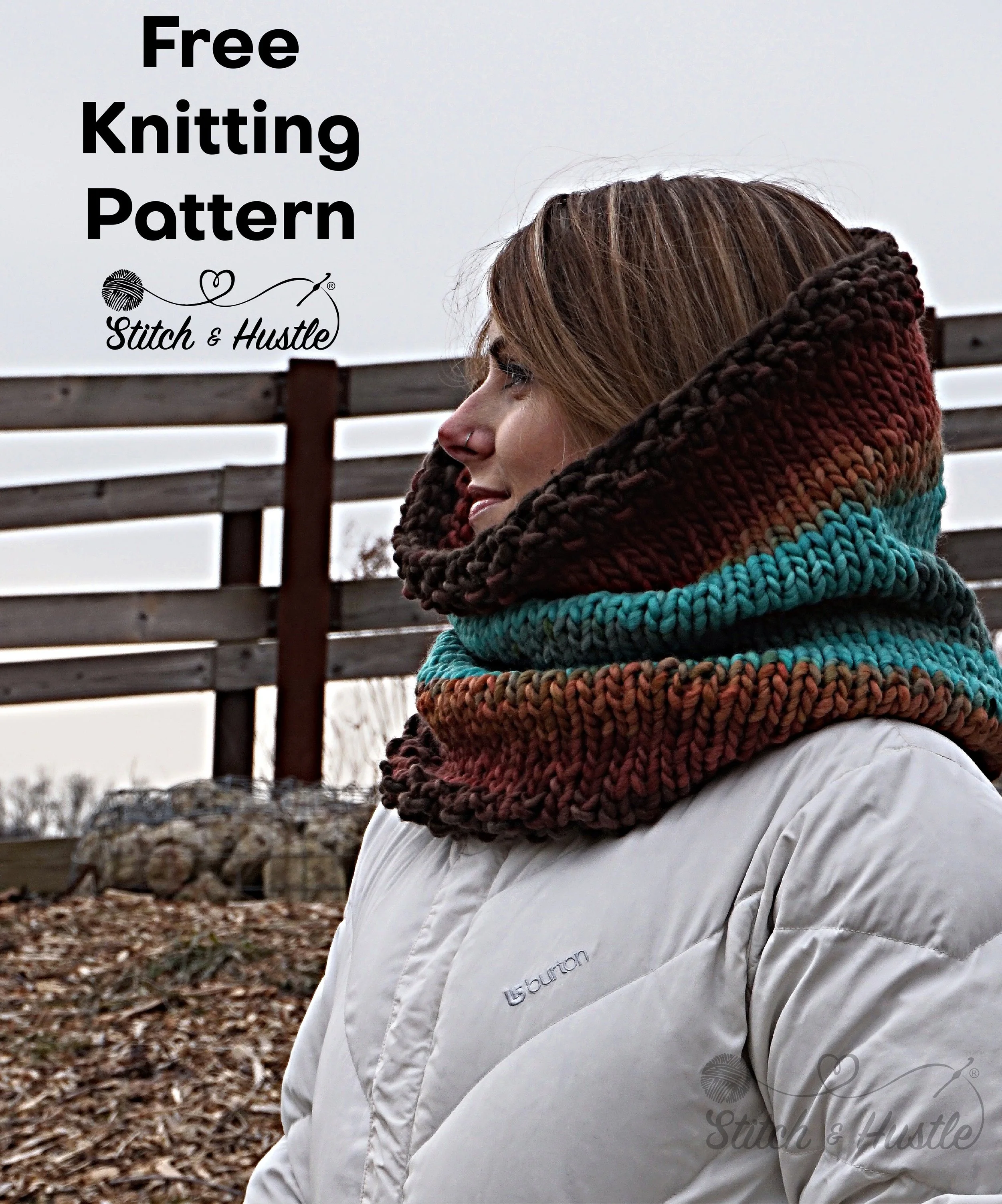 Hastings Cowl Snood Free Knitting Pattern — Stitch & Hustle