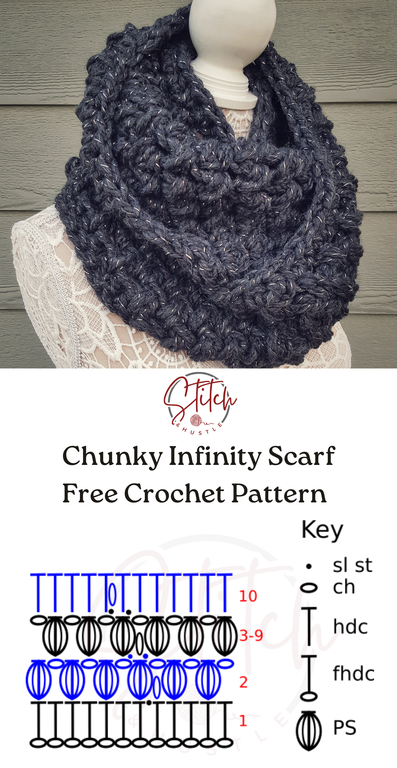Manko Puff Stitch Infinity Scarf and Cowl Free Crochet Pattern — Stitch ...