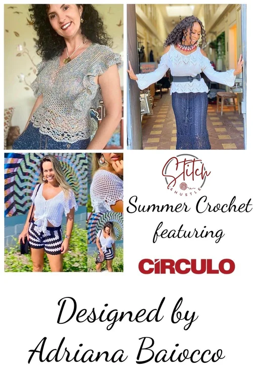 Circulo Yarns Cotton Summer Style Crochet Pattern Round Up — Stitch ...