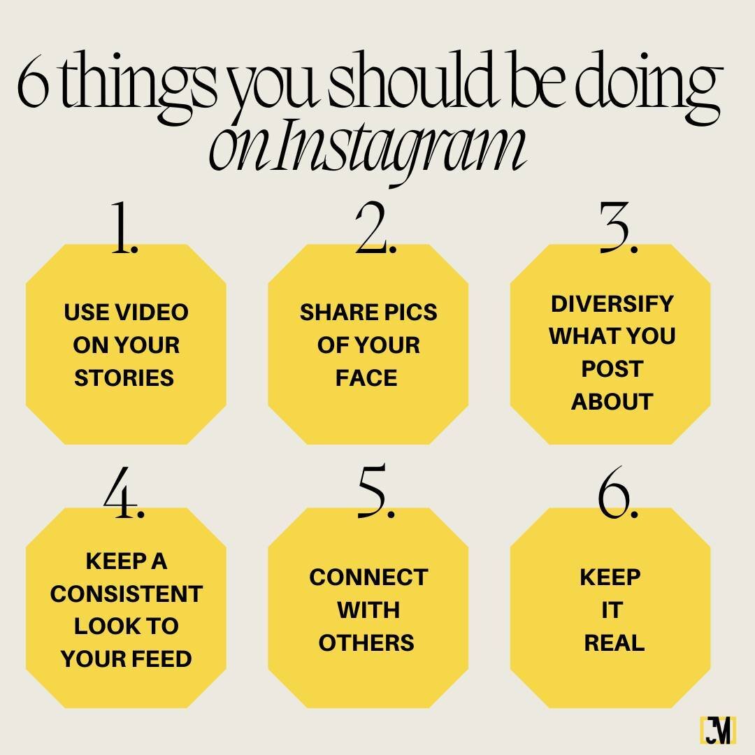 IG can be the PERFECT branding, marketing, and communication tool for businesses when utilized correctly. 

Want to build and maintain mutually beneficial connections with your audience on Social Media? Here's a cheat sheet on how to get started with