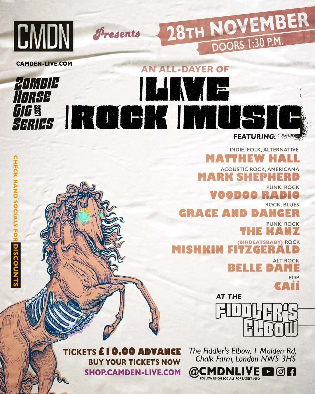 Live music event Camden
