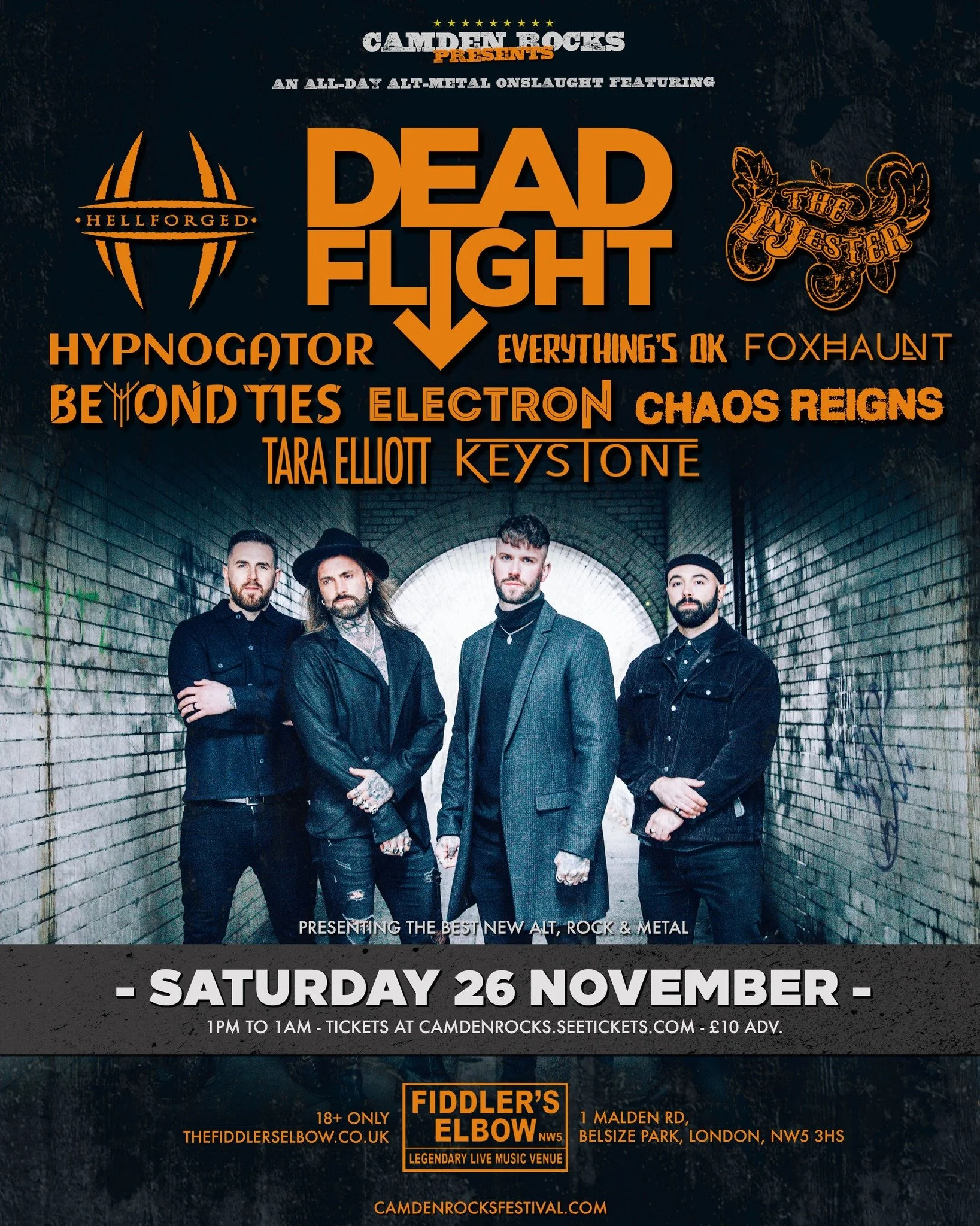 Camden Rocks AllDayer LIVE MUSIC EVENT — The Fiddlers Elbow