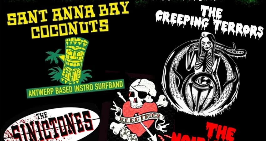 SHAKE SOME ACTON #122. SANT ANNA BAY COCONUTS,THE CREEPING TERRORS, SINICTONES,ELECTRICS,NOIR MATES SURF,DEATH ROCK,PUNK GARAGE