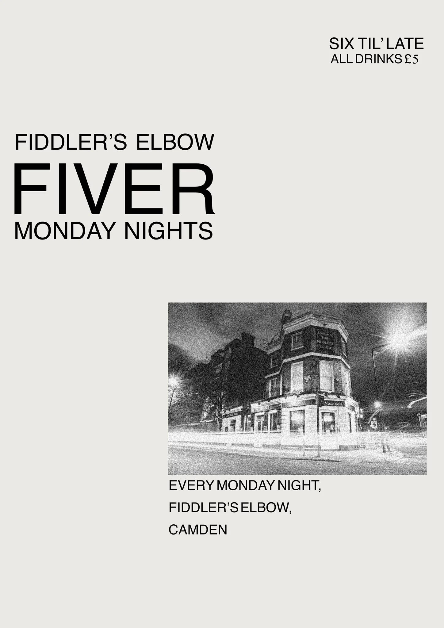 £5 a drink night (Copy)