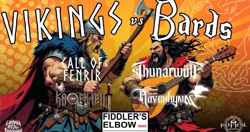 Vikings vs Bards - Folk Metal at the Fiddlers Elbow Call of Fenrir, Kromheim, ThunarWulf and Ravenhymn