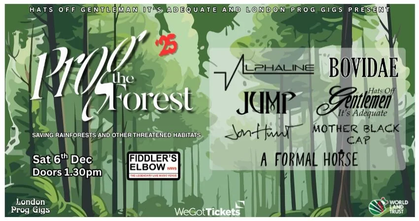 Tickets PROG THE FOREST '25 The charity one day progressive music event