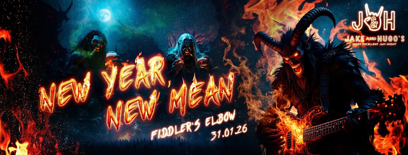 Jake &amp; Hugo's Most Excellent Jam Night - New Year, New Mean !