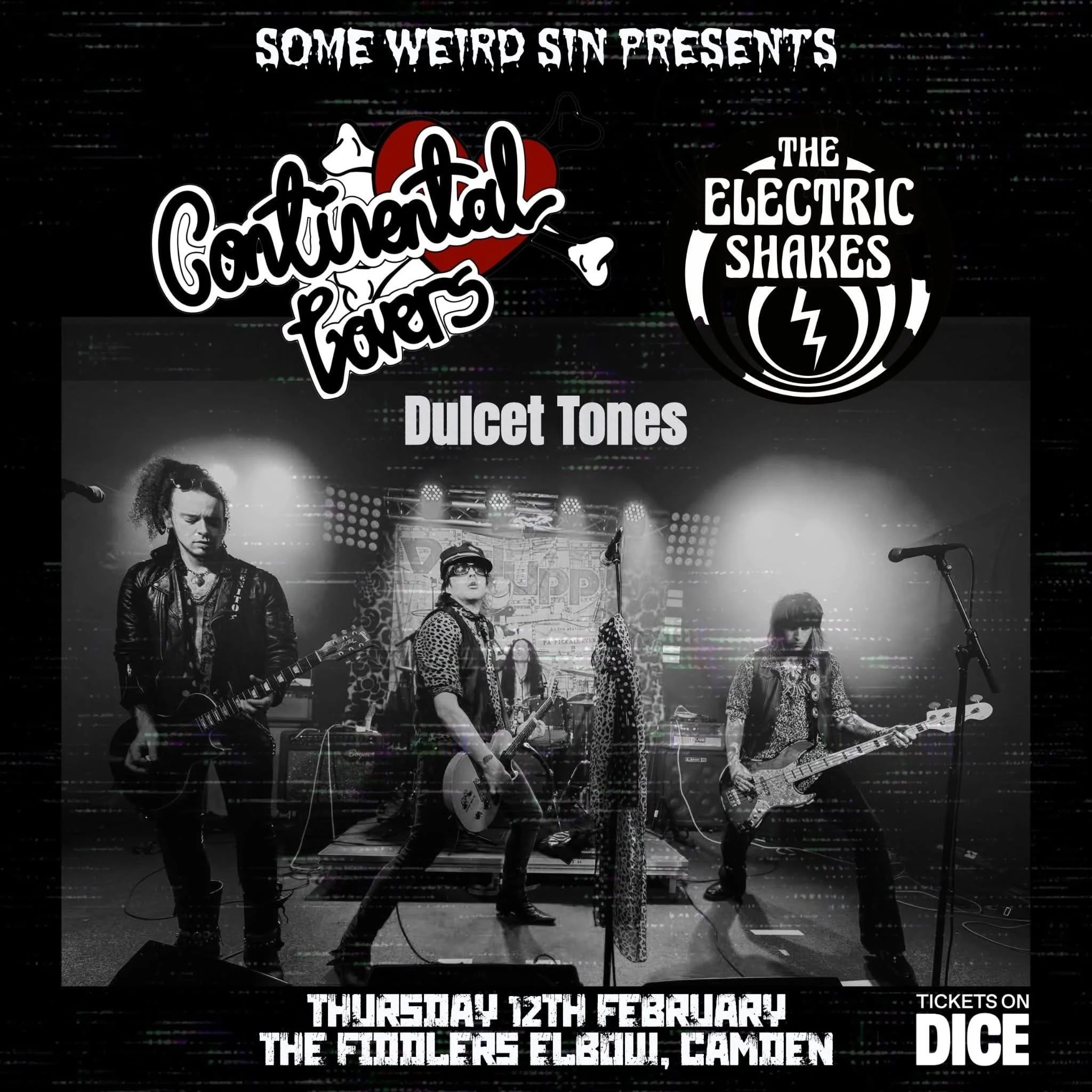 Continental Lovers + Electric Shakes +Dulcet Tones