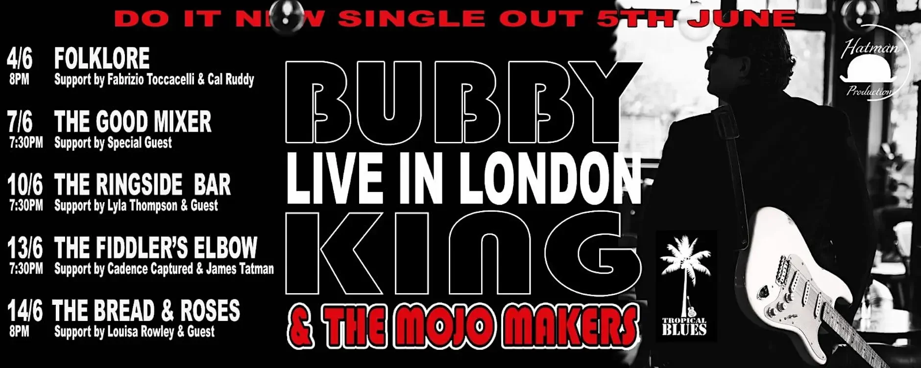 Bubby King Live at Fiddler's Elbow