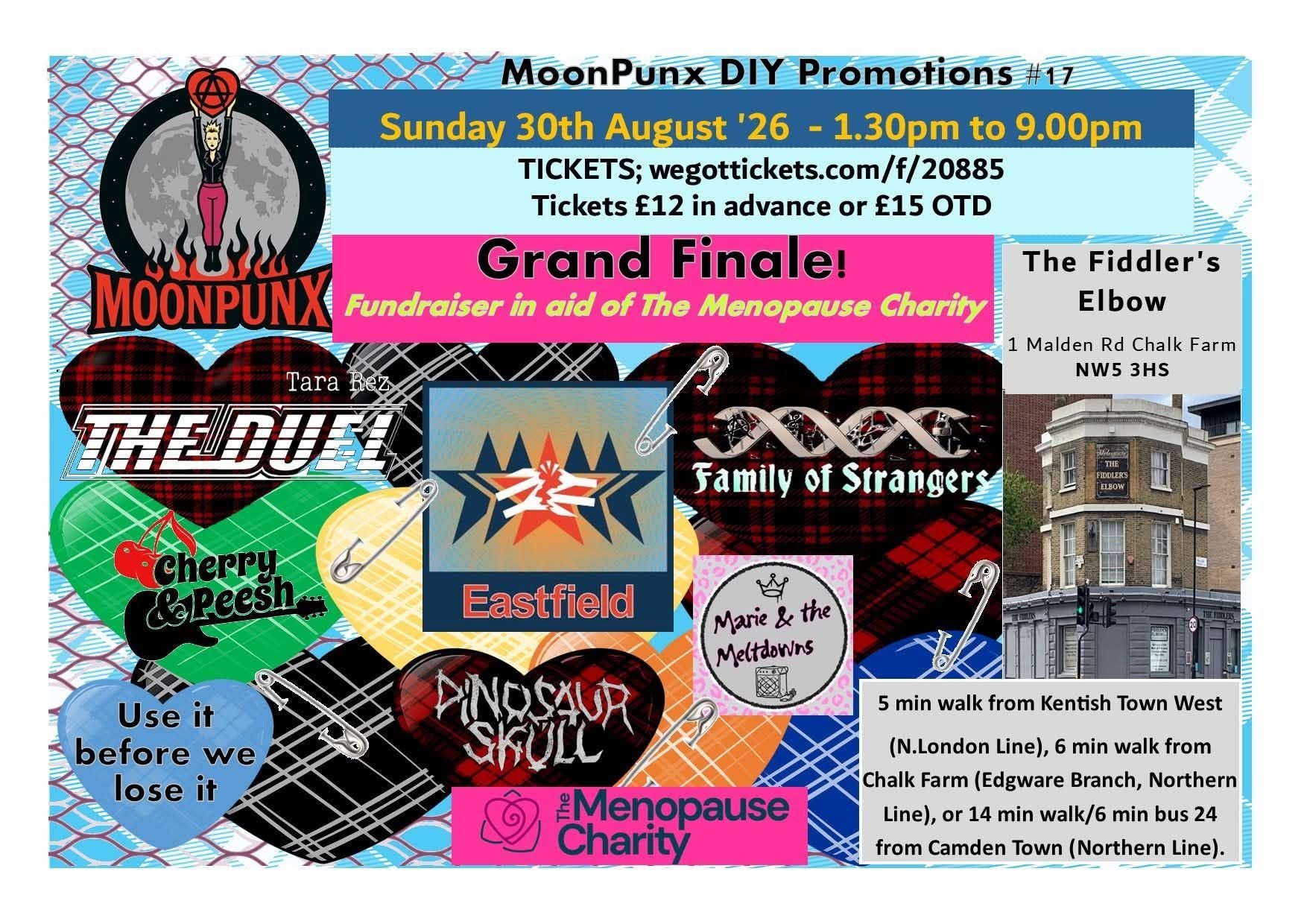 Moonpunx present a Sunday matinee with Eastfield,