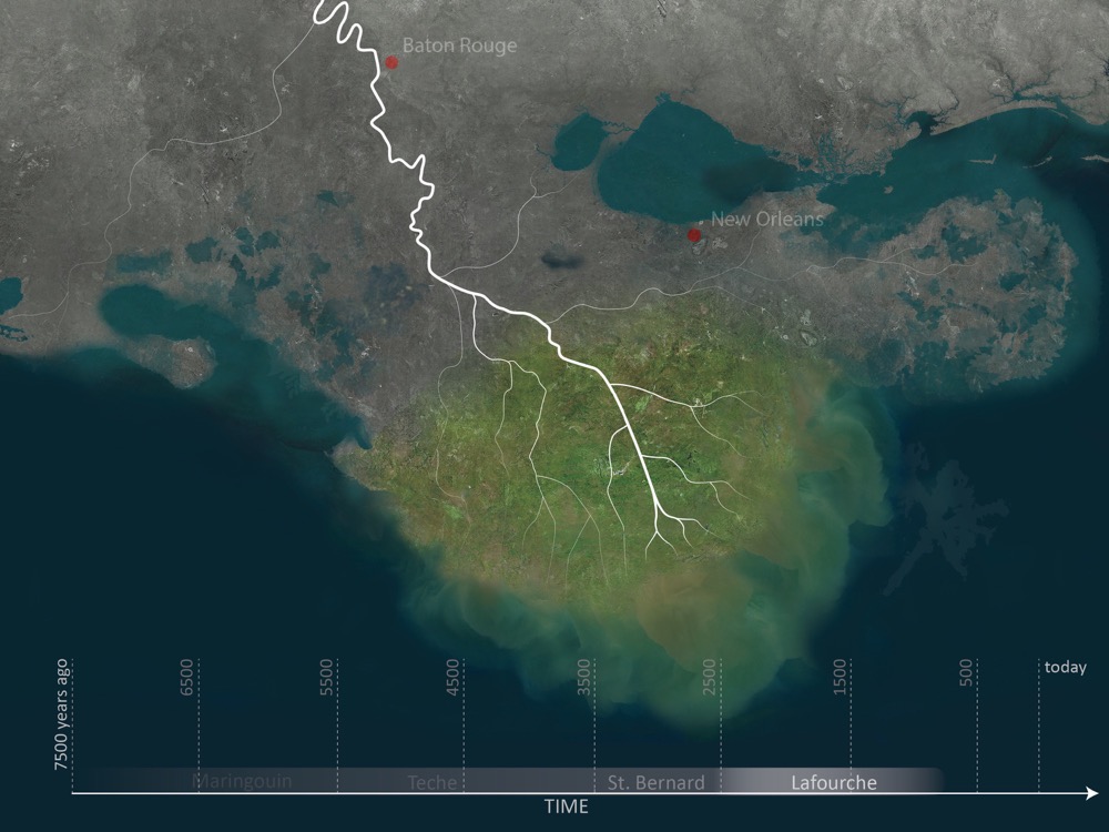 Plaquemines Path of the Mississippi River.