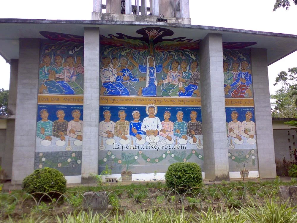Back mural at Church of the Angry Christ