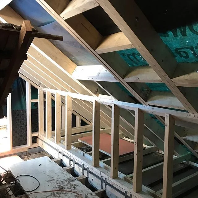 A few more progress pics of our latest hip to gable loft conversion in Harold wood Essex.  Please stay tuned to keep up to date. #loft #loftconversion #essexlofts #structuralengineering #building